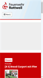 Mobile Screenshot of feuerwehr-rottweil.de